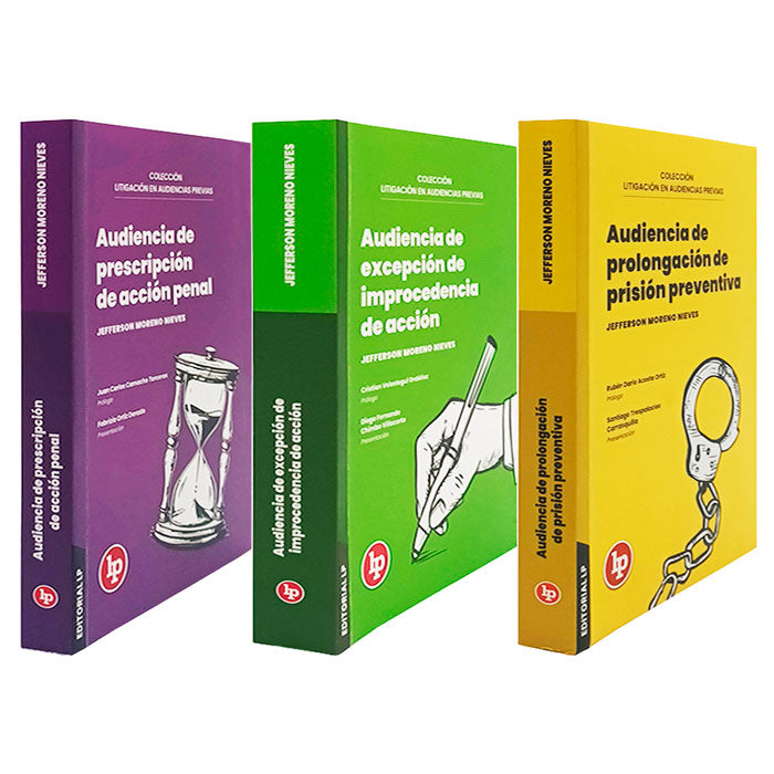 Colección Litigación en Audiencias Previas (3 tomos)