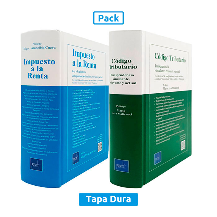 Pack Impuesto a la Renta + Código Tributario (Tapa Dura)