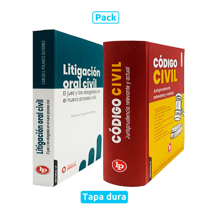 Pack Litigación oral civil y Código Civil -LP