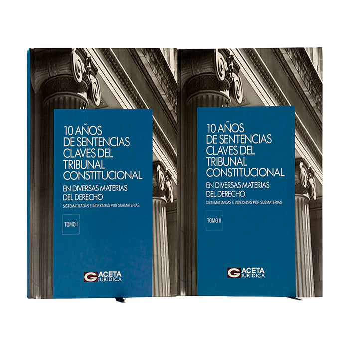 10 Anos de Sentencias Claves del Tribunal Constitucional en Diversas Materias del Derecho