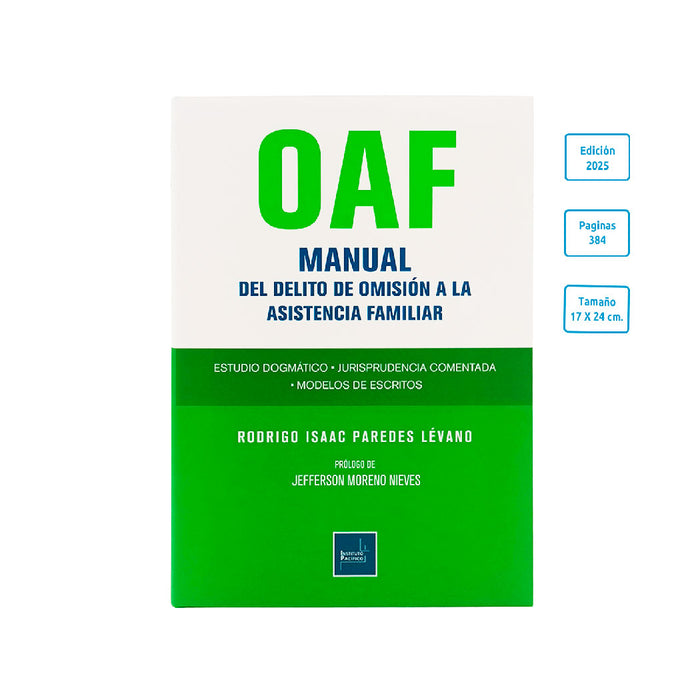 OAF Manual del Delito de Omisión a la Asistencia Familiar