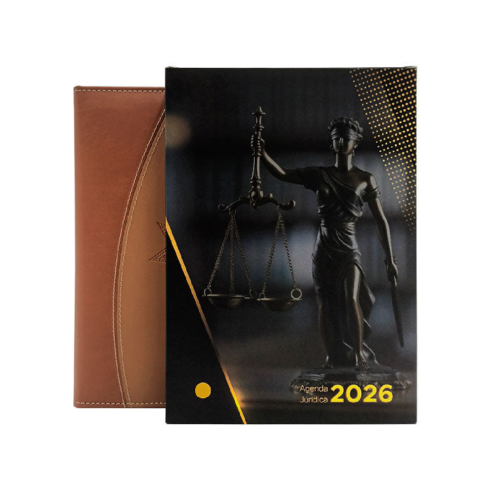 Agenda Jurídica 2026 Marrón Orabunt  Causas Melius-Ediciones DEJUS