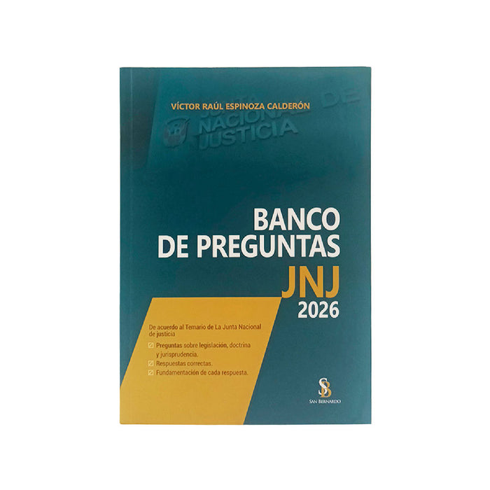 Banco de Preguntas JNJ 2026