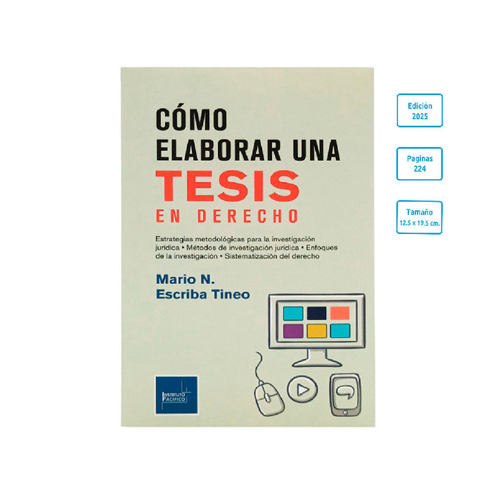 Cómo Elaborar una Tesis en Derecho | Estrategias metodológicas para la investigación jurídica • Métodos de investigación jurídica • Enfoques de la investigación • Sistematización del derecho
