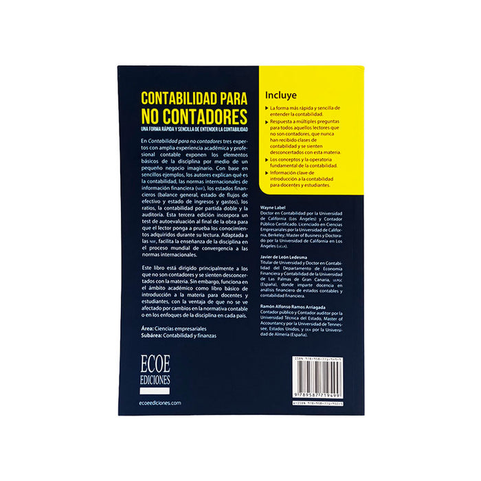 Contabilidad para No Contadores: Una forma rápida y sencilla de entender la contabilidad