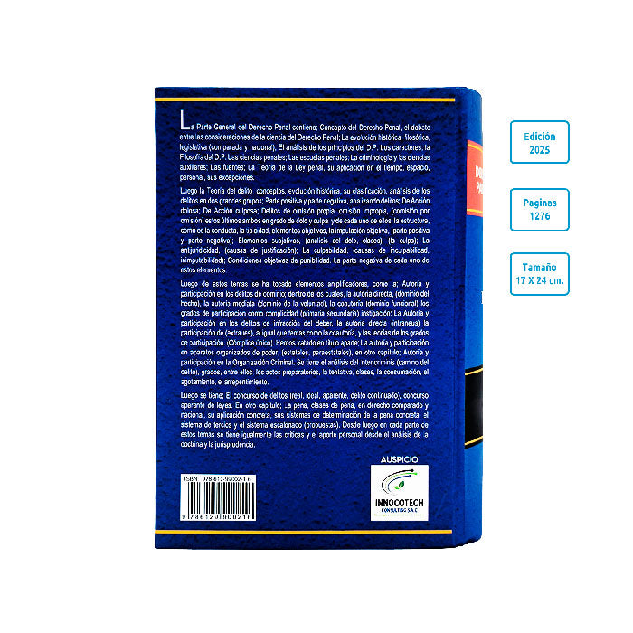 Derecho Penal – Parte General (Libro 1) | Edición Premium 2025