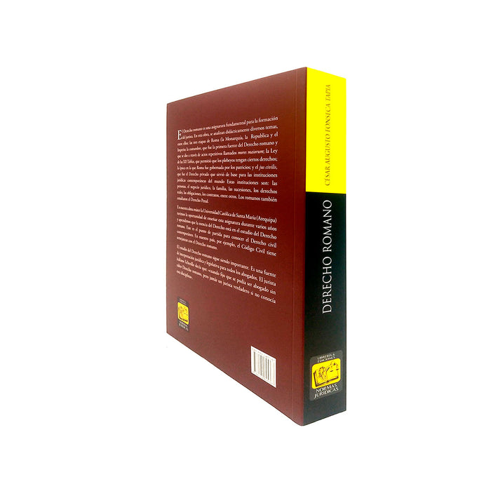 Derecho Romano de César Augusto Fonseca Tapia / Cuarta Edición