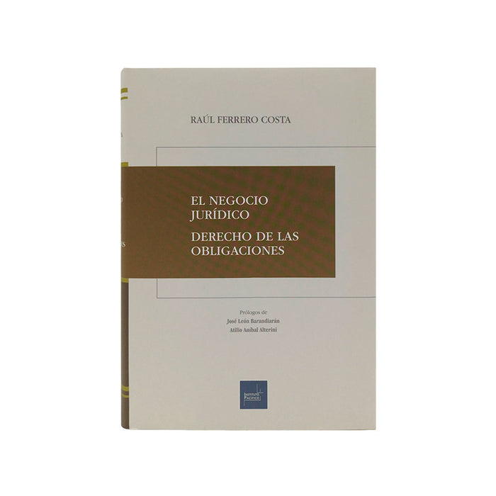 El Negocio Jurídico – Derecho de las Obligaciones