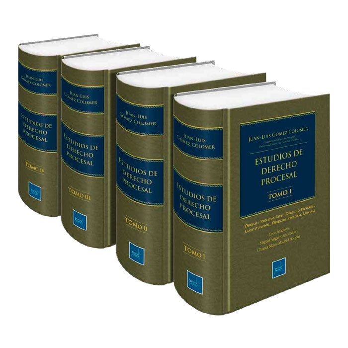 Estudios de Derecho Procesal. 4 tomos-Juan- Luis Gómez Colomer