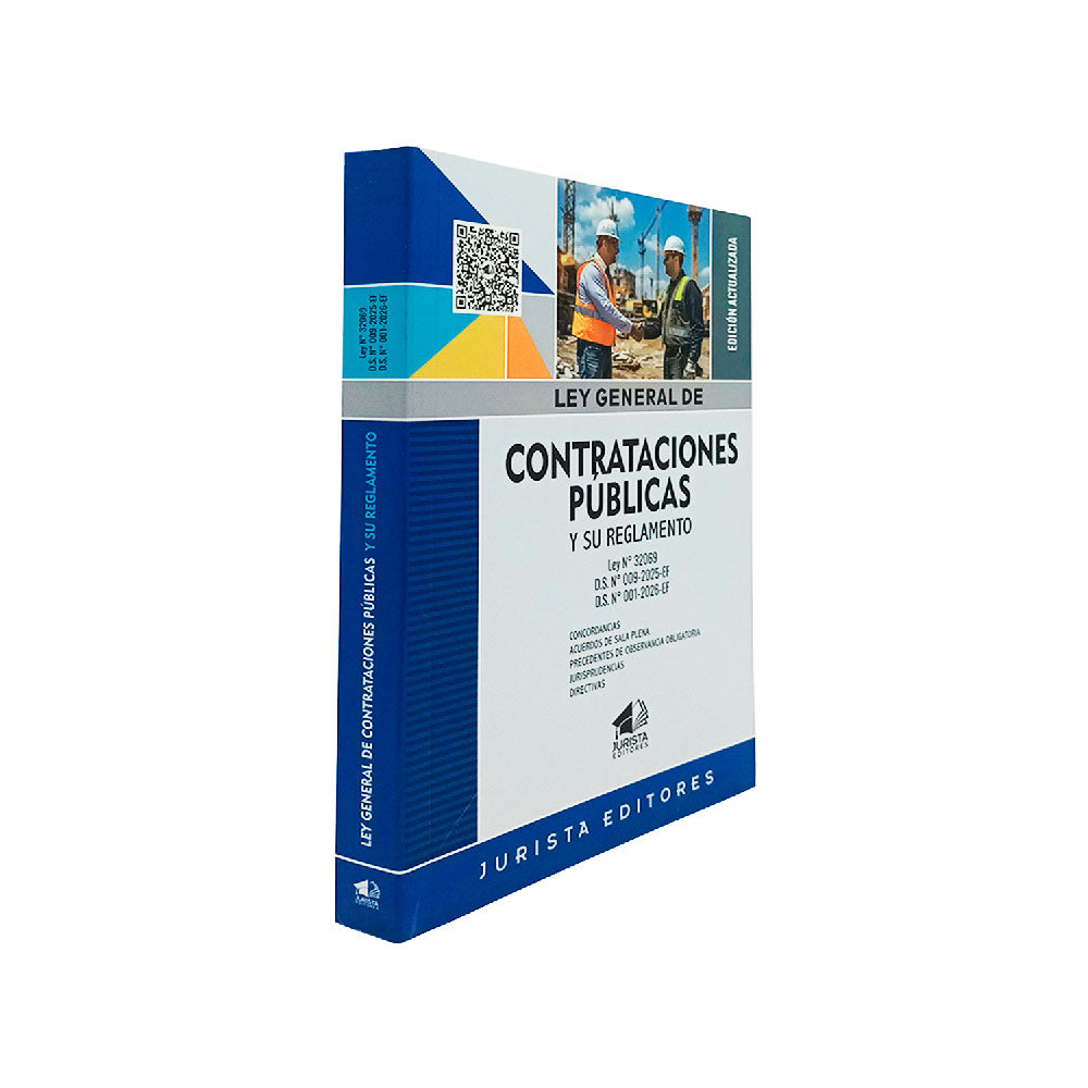 Ley General de Contrataciones Públicas y su Reglamento – Ley N°32069 + QR