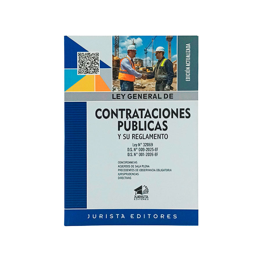 Ley General de Contrataciones Públicas y su Reglamento – Ley N°32069 + QR