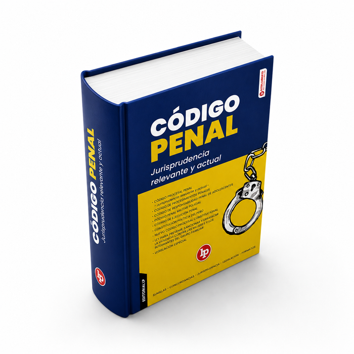 Libro código penal, Editorial LP, Actualizado 2026