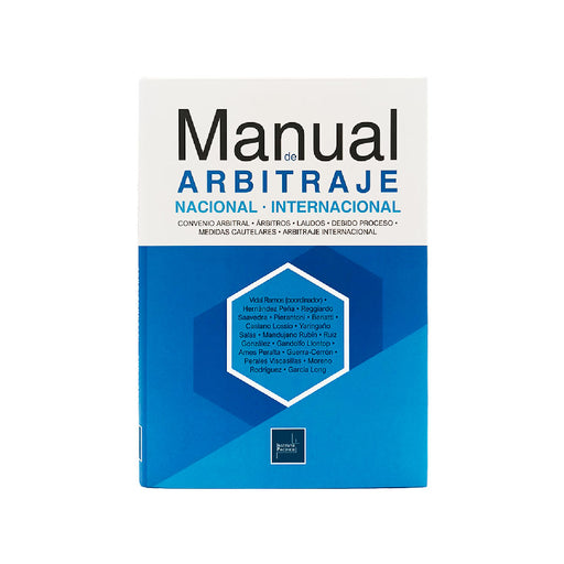 Libro Manual de Arbitraje: Nacional e Internacional, Instituto Pacífico