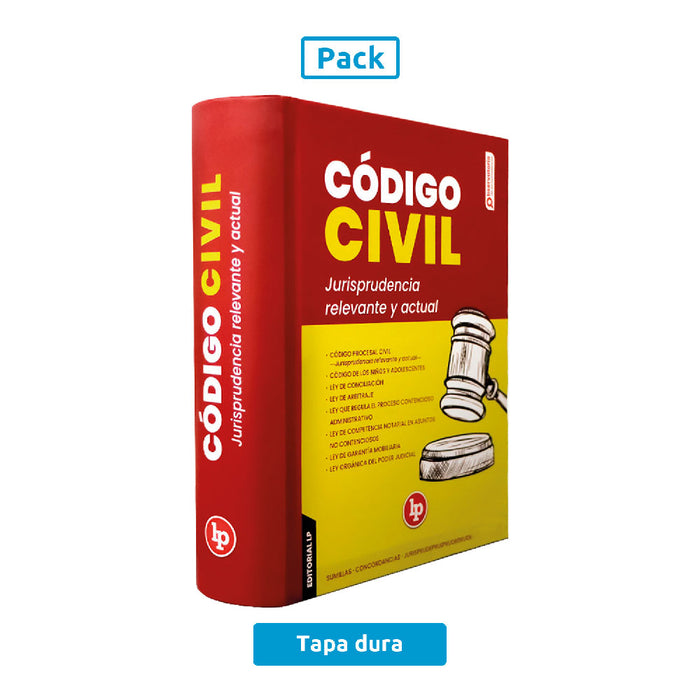 Pack Código Civil + Código Penal (Tapa Dura)