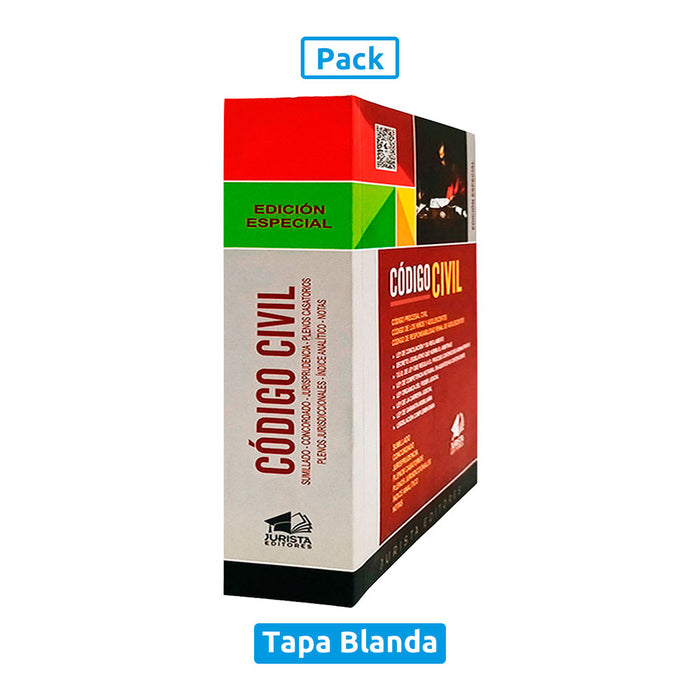 Pack de Códigos y Constitución Política del Perú - Edición Especial Tapa Blanda
