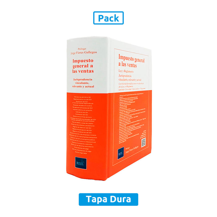 Pack Impuesto General a las Ventas + Código Tributario (Tapa Dura)