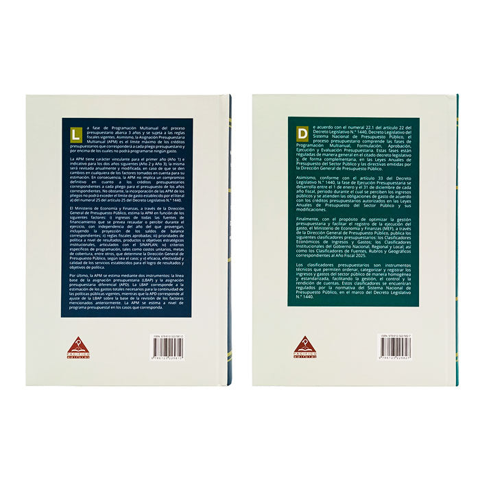 Pack Presupuesto Público Comentado 2025 y Guía de Clasificadores Presupuestarios Año Fiscal 2025
