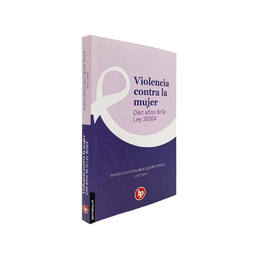 Libro Violencia contra la mujer - María Candelaria Quispe Ponce - Editorial LP